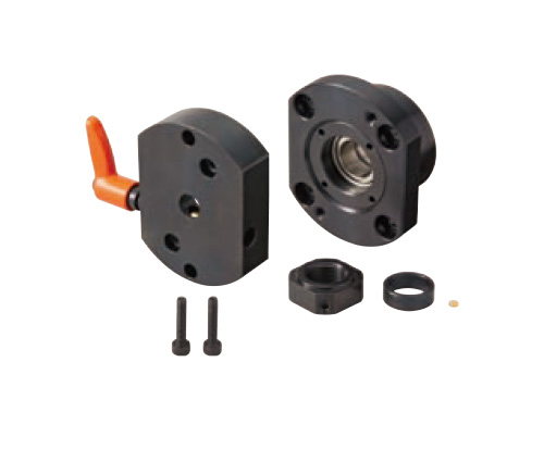 30度梯形絲杠圓型支撐座 固定側(cè) 帶防轉(zhuǎn)動(dòng)固定件型 MRWZ