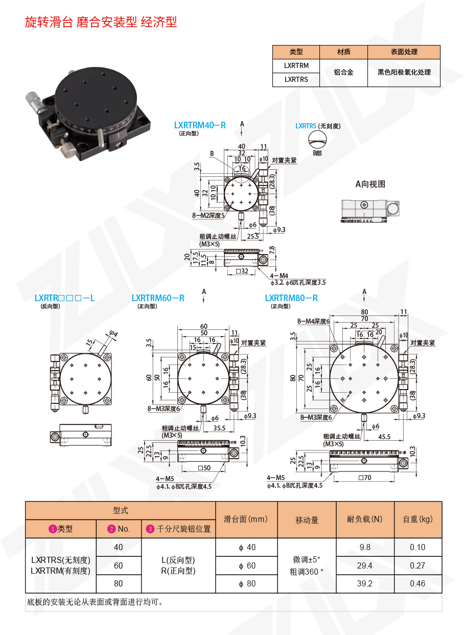 1旋轉(zhuǎn)滑臺(tái) 磨合安裝型 經(jīng)濟(jì)型1 1旋轉(zhuǎn)滑臺(tái) 磨合安裝型 經(jīng)濟(jì)型1